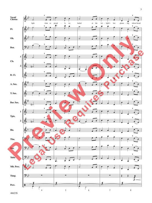 The Star-Spangled Banner (for Band and Optional Choir) | 小雅音樂 Hsiaoya Music