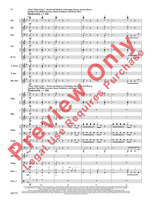 Bruno Mars on Tour Featuring: 24K Magic / That's What I Like / Treasure 總譜 | 小雅音樂 Hsiaoya Music