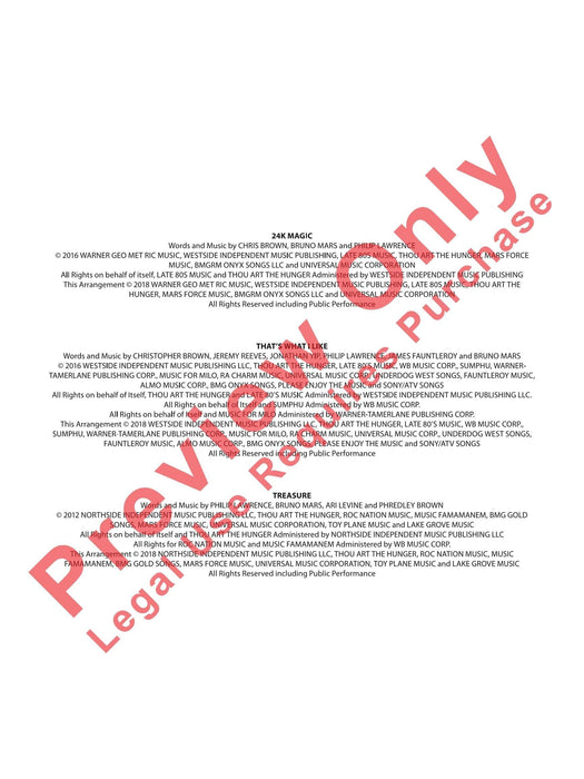 Bruno Mars on Tour Featuring: 24K Magic / That's What I Like / Treasure | 小雅音樂 Hsiaoya Music