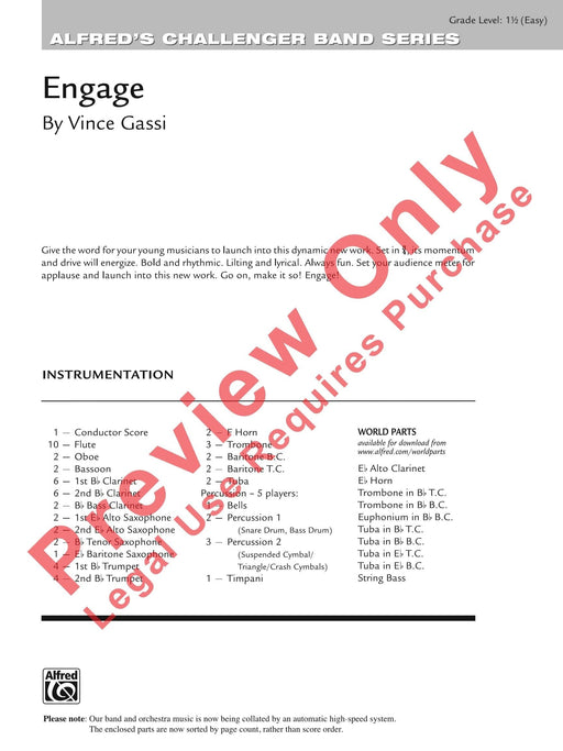 Engage 總譜 | 小雅音樂 Hsiaoya Music