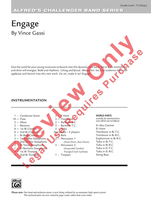 Engage 總譜 | 小雅音樂 Hsiaoya Music