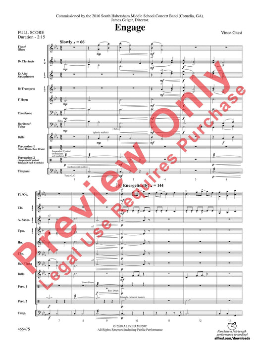 Engage 總譜 | 小雅音樂 Hsiaoya Music