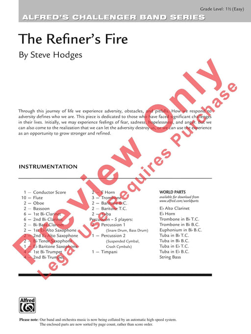 The Refiner's Fire 總譜 | 小雅音樂 Hsiaoya Music