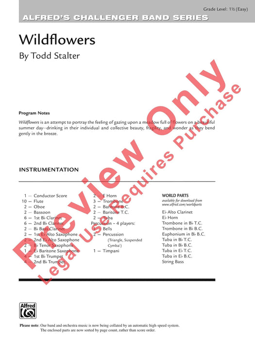 Wildflowers 總譜 | 小雅音樂 Hsiaoya Music