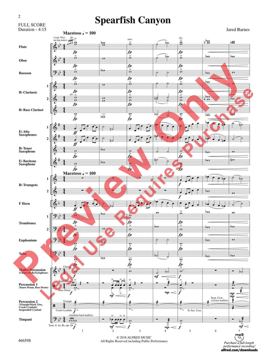 Spearfish Canyon 總譜 | 小雅音樂 Hsiaoya Music