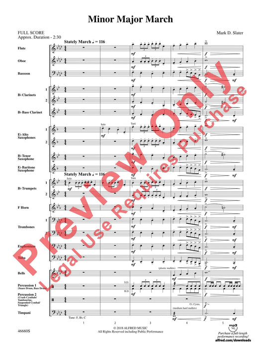 Minor Major March 進行曲 總譜 | 小雅音樂 Hsiaoya Music