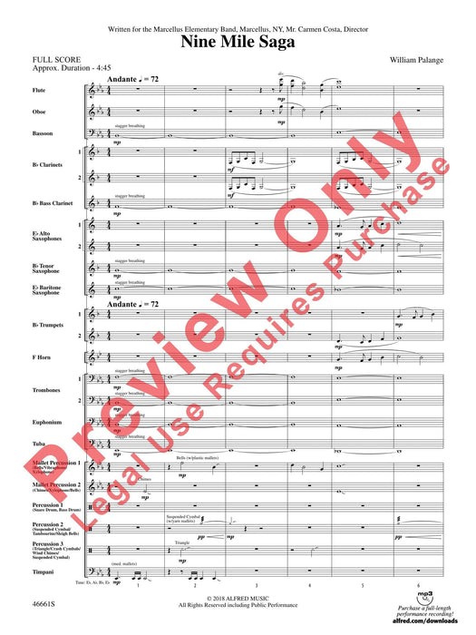 Nine Mile Saga 總譜 | 小雅音樂 Hsiaoya Music