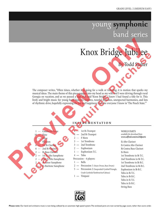 Knox Bridge Jubilee 總譜 | 小雅音樂 Hsiaoya Music