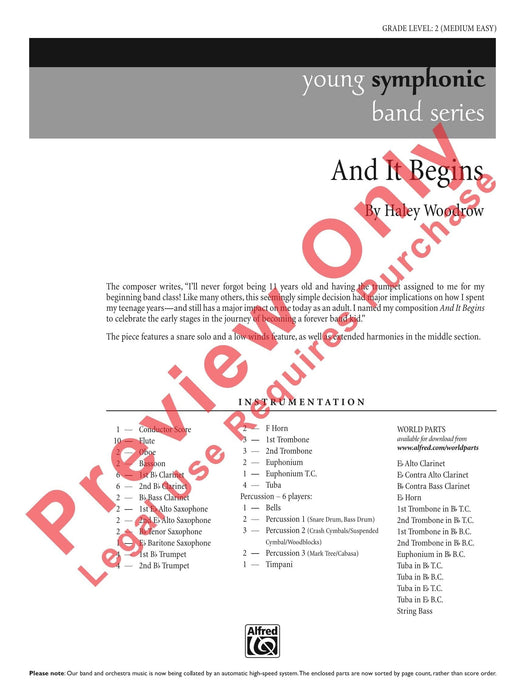 And It Begins 總譜 | 小雅音樂 Hsiaoya Music