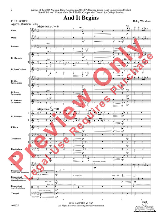 And It Begins 總譜 | 小雅音樂 Hsiaoya Music