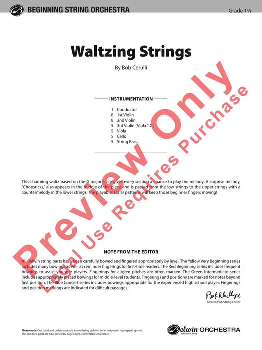 Waltzing Strings 圓舞曲 弦樂 總譜 | 小雅音樂 Hsiaoya Music