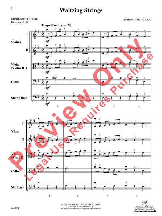 Waltzing Strings 圓舞曲 弦樂 總譜 | 小雅音樂 Hsiaoya Music