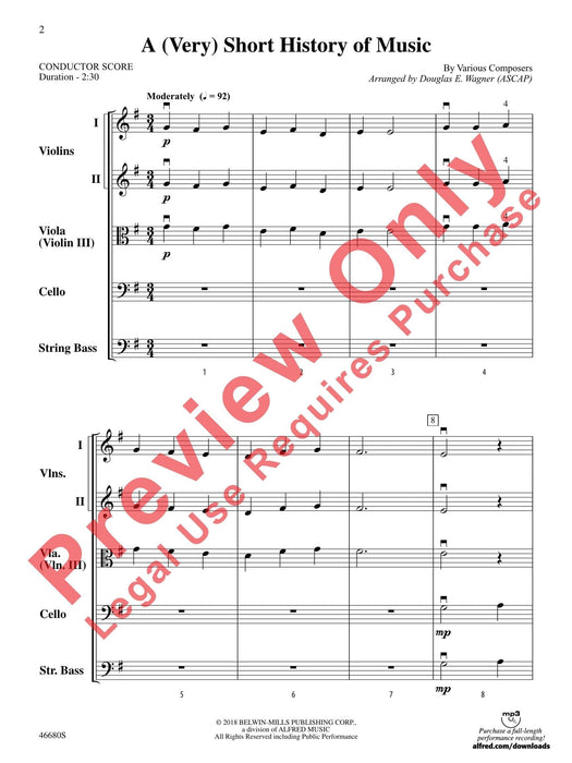 A (Very) Short History of Music 總譜 | 小雅音樂 Hsiaoya Music