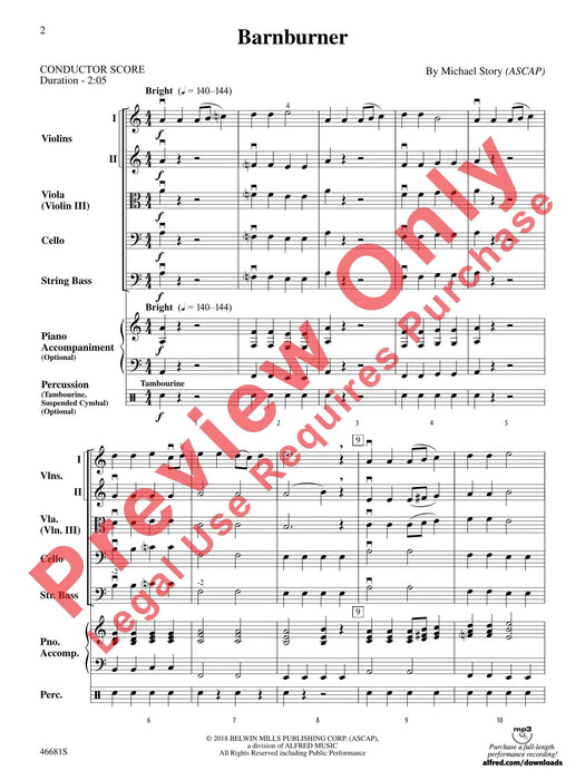 Barnburner 總譜 | 小雅音樂 Hsiaoya Music