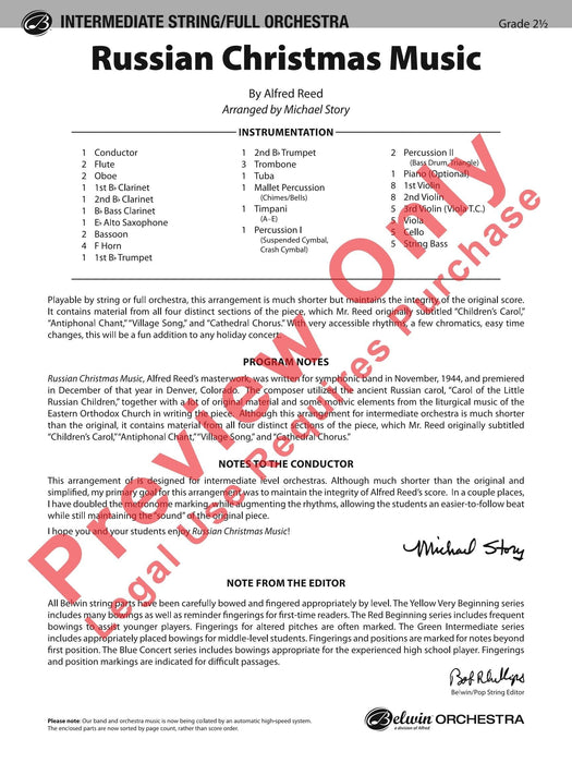 Russian Christmas Music 總譜 | 小雅音樂 Hsiaoya Music