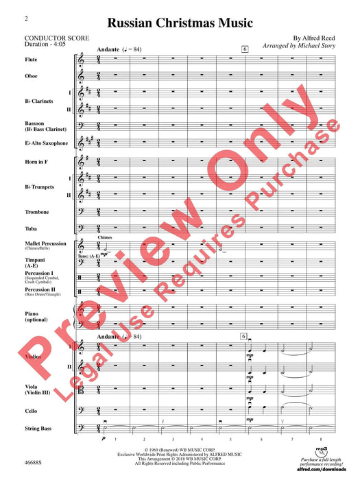 Russian Christmas Music 總譜 | 小雅音樂 Hsiaoya Music