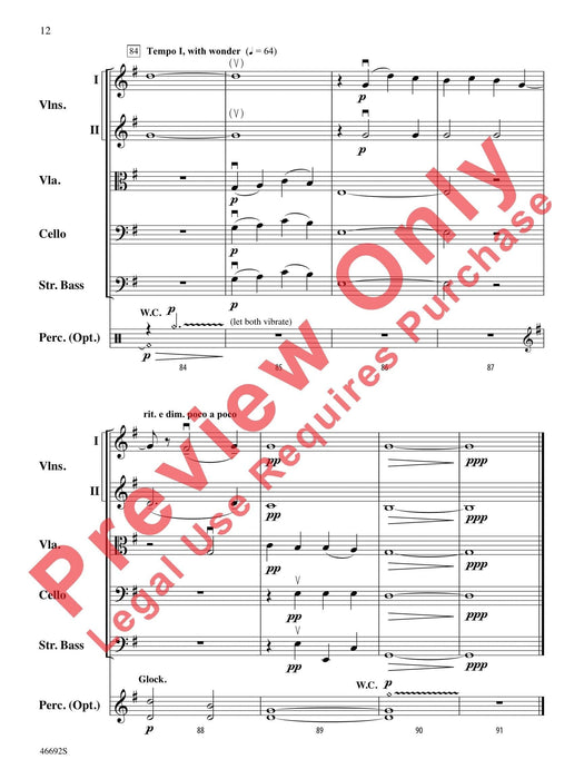 See Amid the Winter's Snow An English Carol, "Humility," for String Orchestra 耶誕頌歌 弦樂團 總譜 | 小雅音樂 Hsiaoya Music