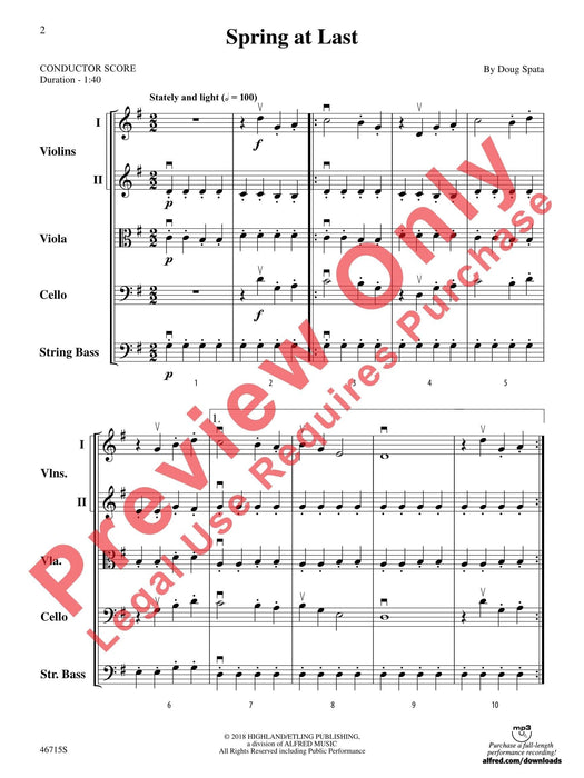 Spring at Last 總譜 | 小雅音樂 Hsiaoya Music