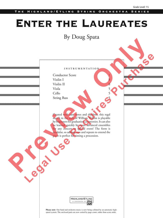 Enter the Laureates 總譜 | 小雅音樂 Hsiaoya Music