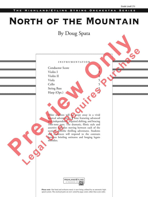 North of the Mountain 總譜 | 小雅音樂 Hsiaoya Music