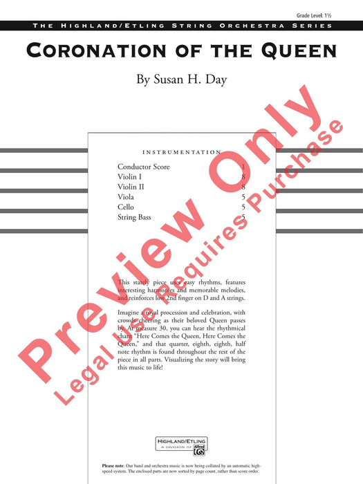 Coronation of the Queen 總譜 | 小雅音樂 Hsiaoya Music