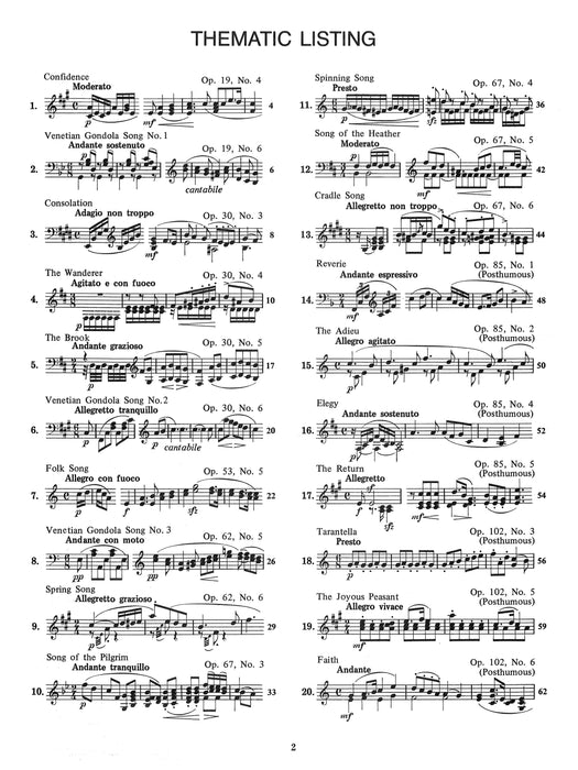 Mendelssohn: Songs Without Words (Selected Favorites) 孟德爾頌,菲利克斯 無言歌 | 小雅音樂 Hsiaoya Music