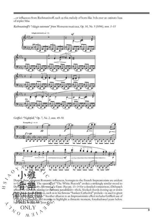 Griffes: Roman Sketches, Op. 7 | 小雅音樂 Hsiaoya Music