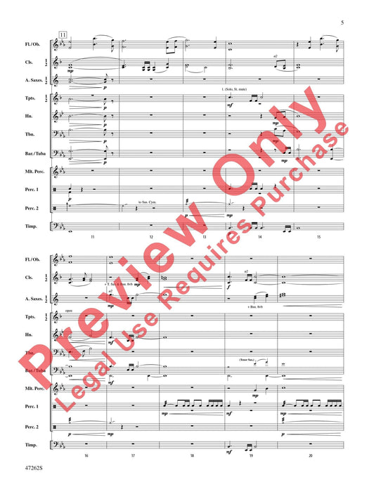 To Cross the Sleeping Green 總譜 | 小雅音樂 Hsiaoya Music