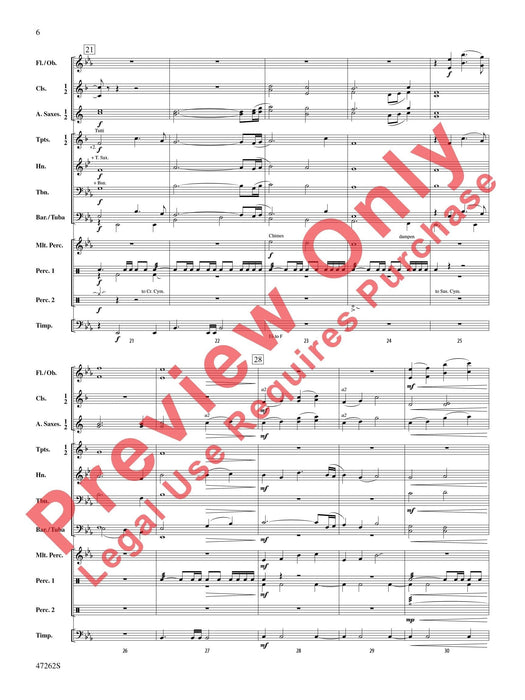 To Cross the Sleeping Green 總譜 | 小雅音樂 Hsiaoya Music