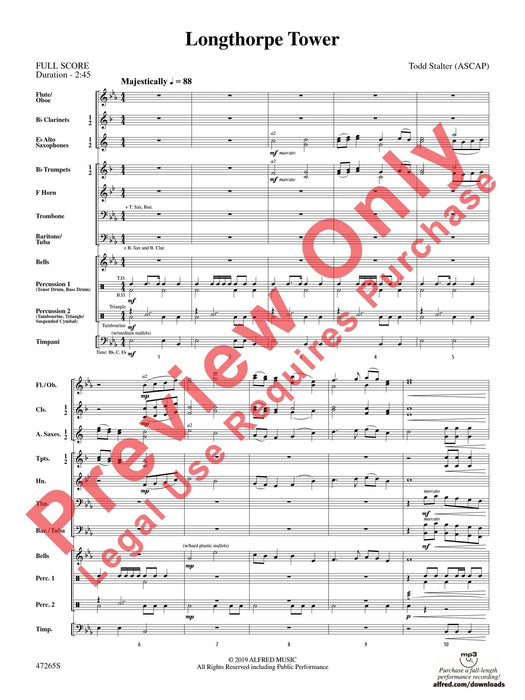 Longthorpe Tower 總譜 | 小雅音樂 Hsiaoya Music