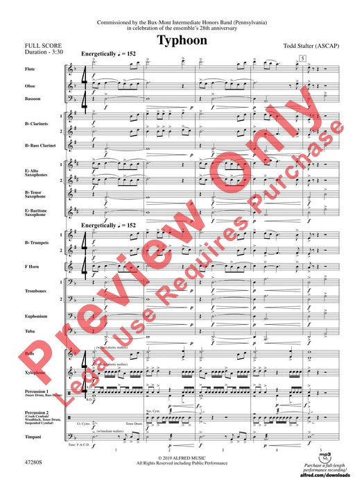 Typhoon 總譜 | 小雅音樂 Hsiaoya Music