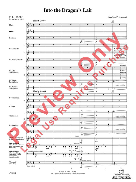 Into the Dragon's Lair 總譜 | 小雅音樂 Hsiaoya Music