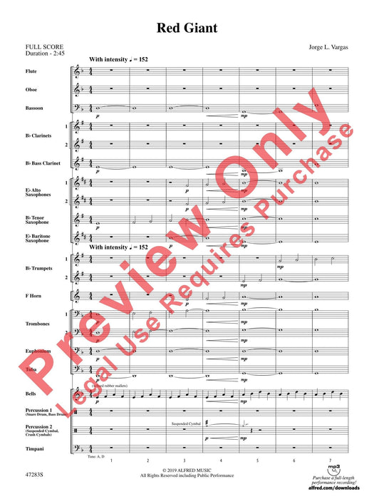 Red Giant 總譜 | 小雅音樂 Hsiaoya Music