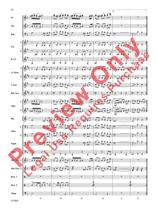 El Zorro Rojo Concert March 音樂會進行曲 總譜 | 小雅音樂 Hsiaoya Music