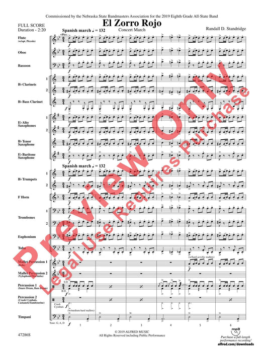 El Zorro Rojo Concert March 音樂會進行曲 | 小雅音樂 Hsiaoya Music