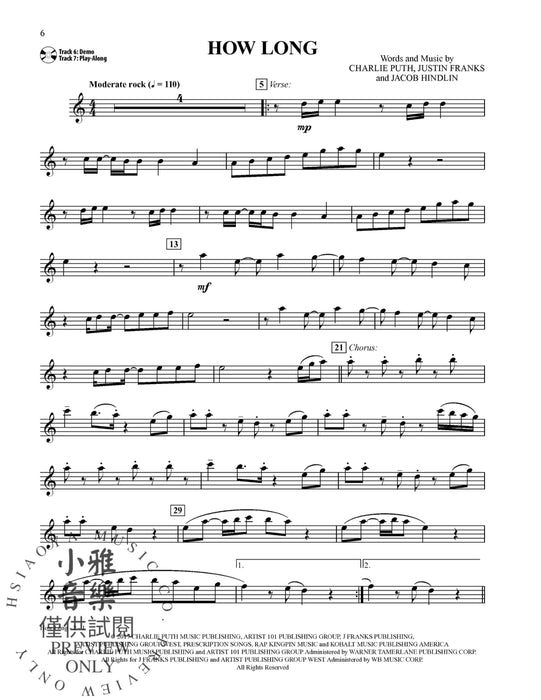 Pop & Country Instrumental Solos 獨奏 | 小雅音樂 Hsiaoya Music