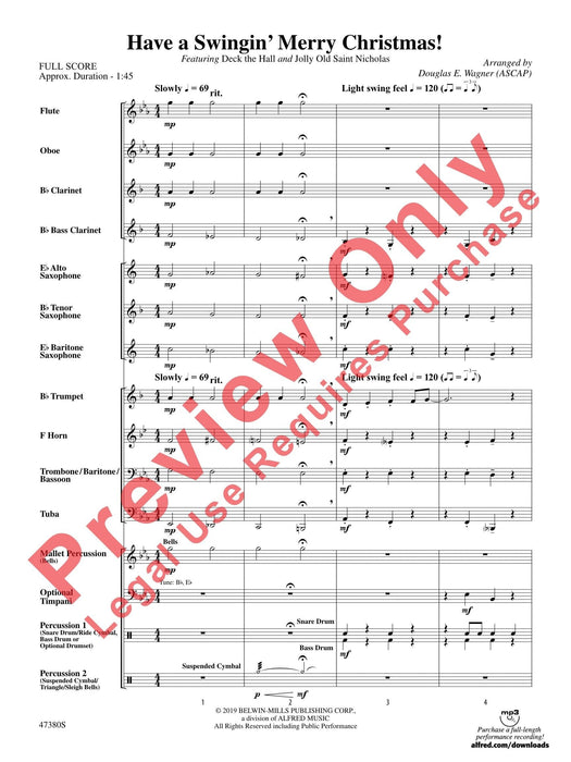 Have a Swingin' Merry Christmas! 總譜 | 小雅音樂 Hsiaoya Music