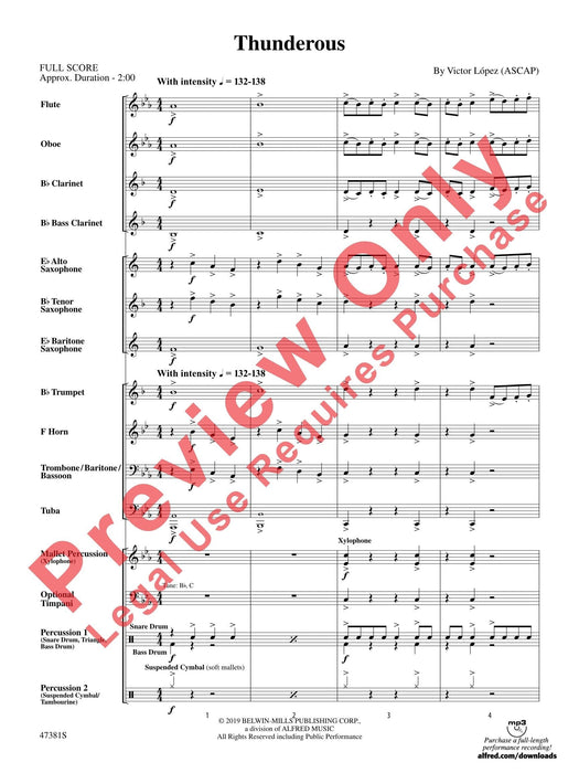 Thunderous 總譜 | 小雅音樂 Hsiaoya Music