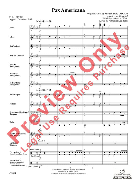 Pax Americana 總譜 | 小雅音樂 Hsiaoya Music