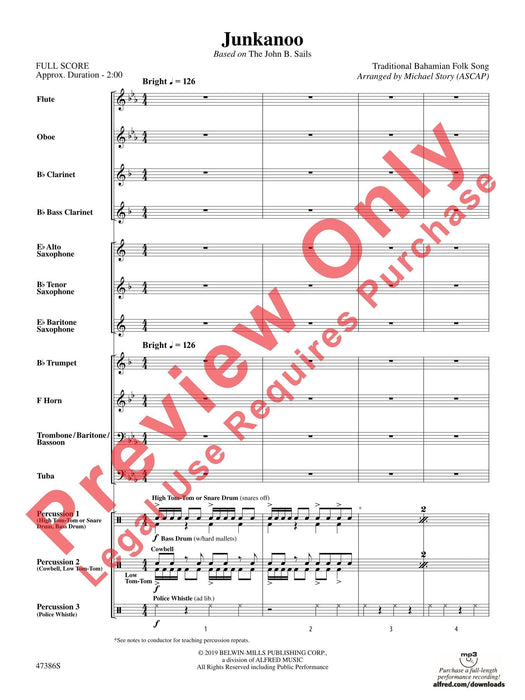 Junkanoo 總譜 | 小雅音樂 Hsiaoya Music