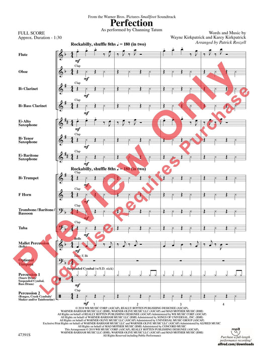 Perfection As Performed by Channing Tatum 總譜 | 小雅音樂 Hsiaoya Music