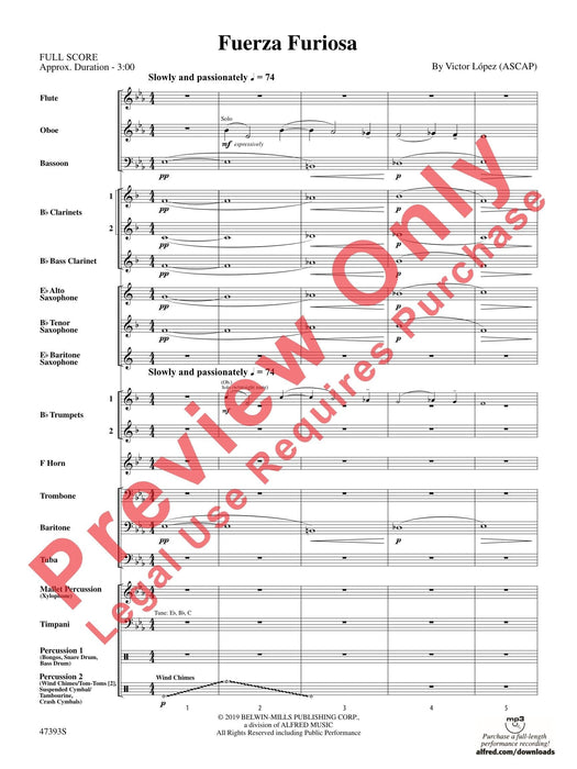 Fuerza Furiosa 總譜 | 小雅音樂 Hsiaoya Music