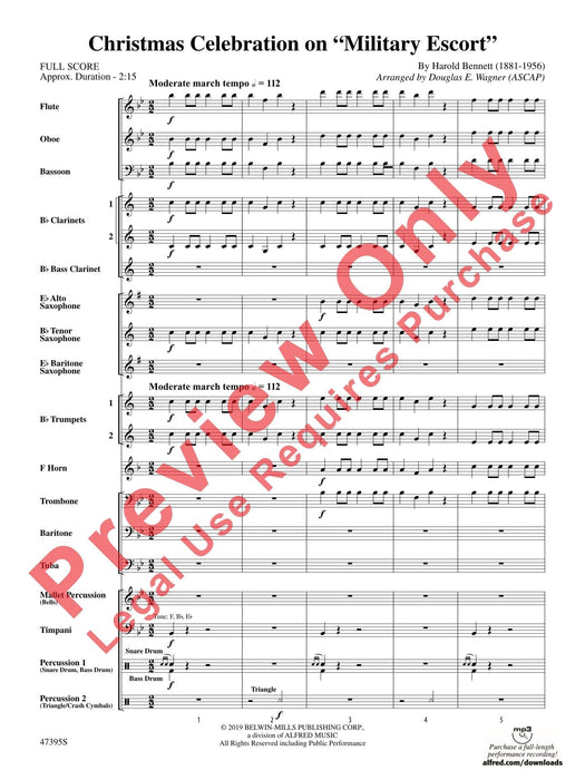 Christmas Celebration on "Military Escort" 總譜 | 小雅音樂 Hsiaoya Music