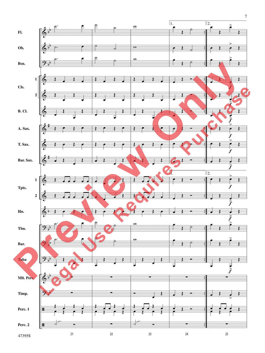 Christmas Celebration on "Military Escort" 總譜 | 小雅音樂 Hsiaoya Music