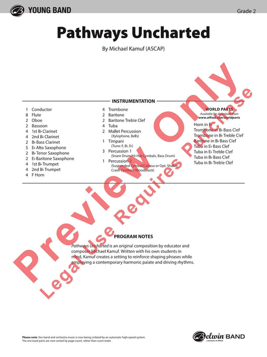 Pathways Uncharted 總譜 | 小雅音樂 Hsiaoya Music