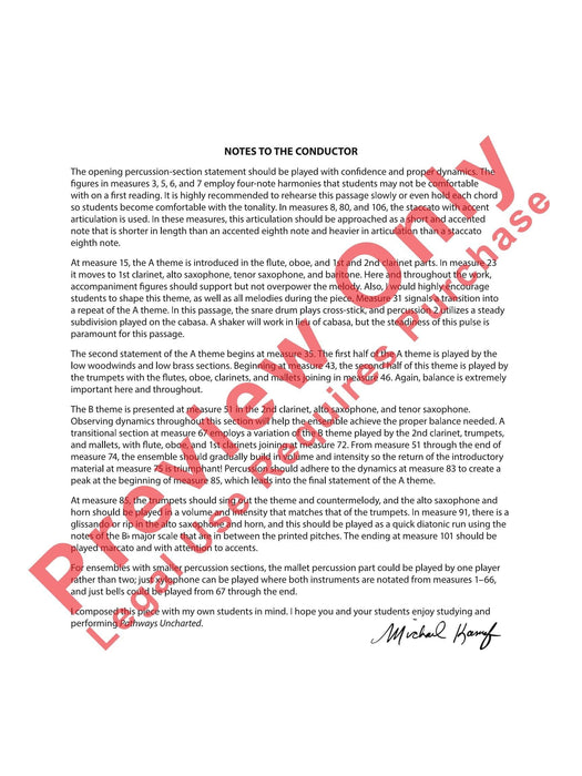 Pathways Uncharted 總譜 | 小雅音樂 Hsiaoya Music