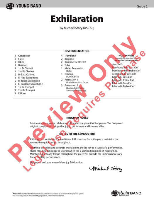 Exhilaration 總譜 | 小雅音樂 Hsiaoya Music