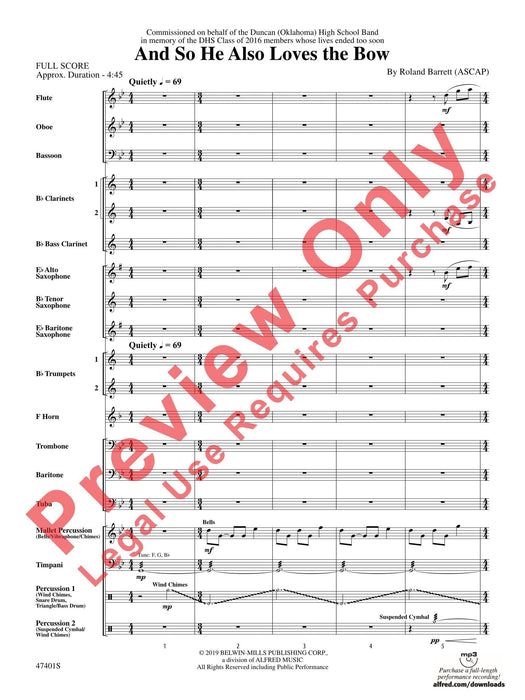 And So He Also Loves the Bow 總譜 | 小雅音樂 Hsiaoya Music