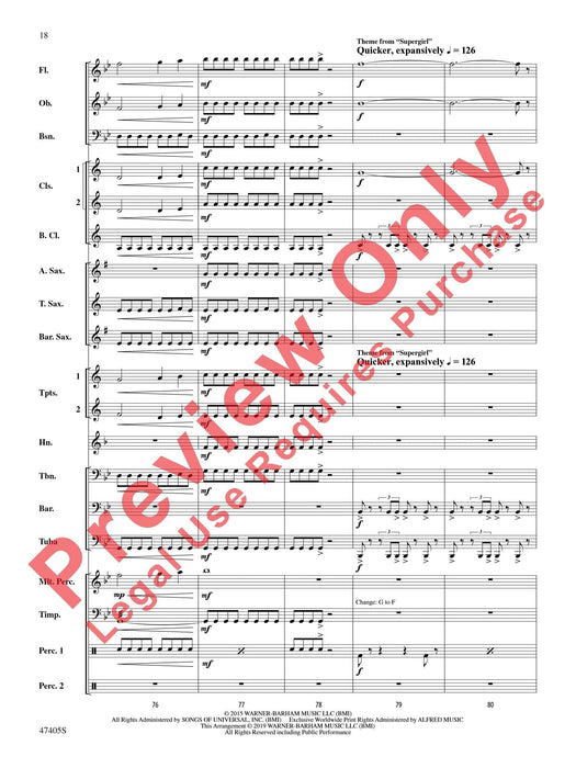 DC Comics Superheroes Featuring themes from The Flash, DC's Legends of Tomorrow, Arrow, and Supergirl 傳奇曲 總譜 | 小雅音樂 Hsiaoya Music