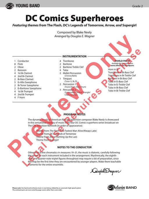 DC Comics Superheroes Featuring themes from The Flash, DC's Legends of Tomorrow, Arrow, and Supergirl 傳奇曲 總譜 | 小雅音樂 Hsiaoya Music